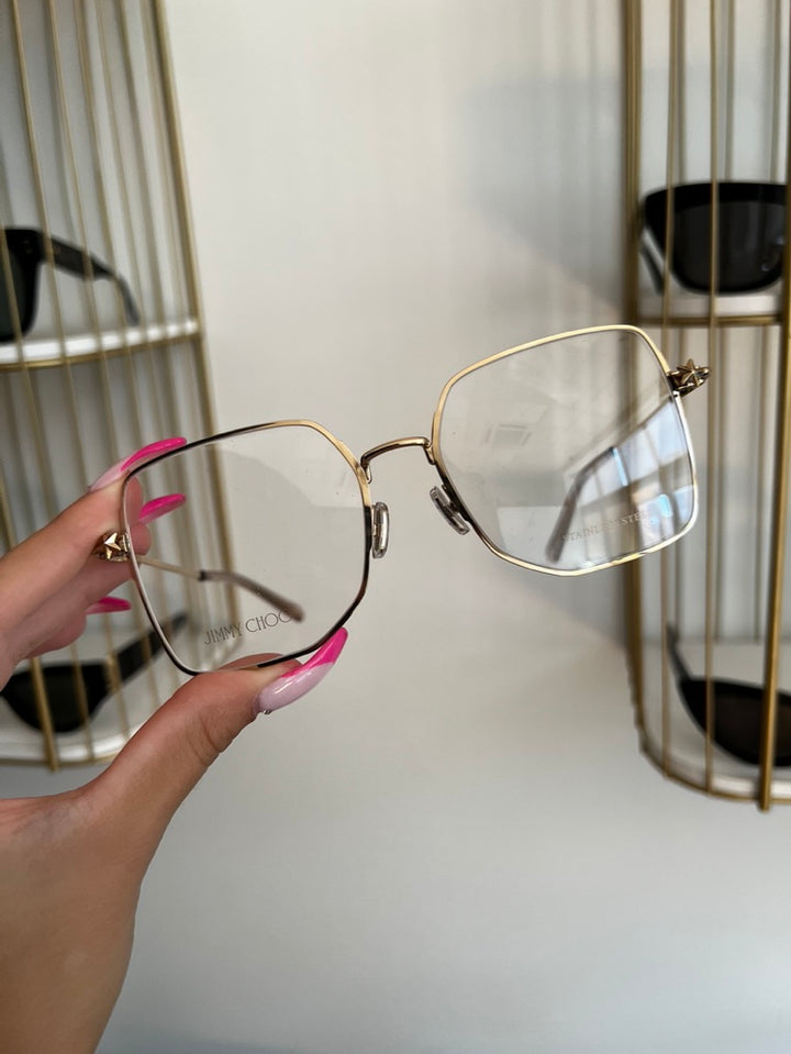 Jimmy Choo JC262 Gold Square Frames