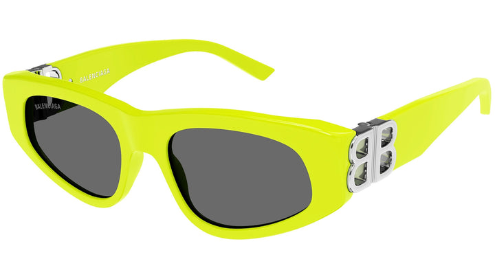 Balenciaga BB0095S Sunglasses in Yellow - Designer Daydream