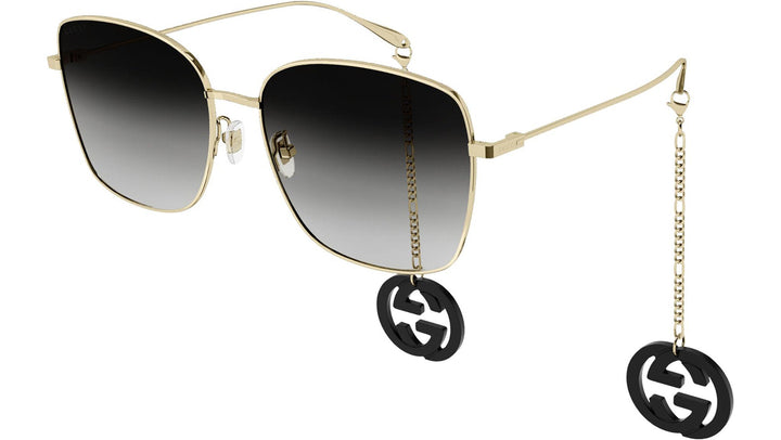 Gucci GG1030SK Pendientes Gafas de sol cuadradas extragrandes 