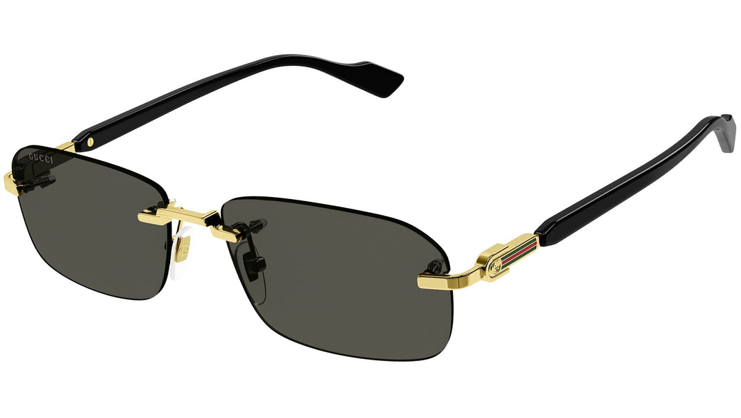 Gucci GG1221S Grey Rimless Sunglasses