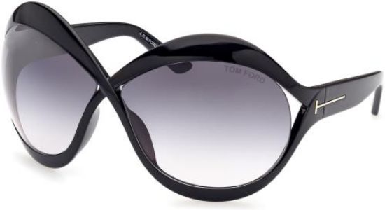 Tom Ford Carine FT0902 Black Mask Sunglasses
