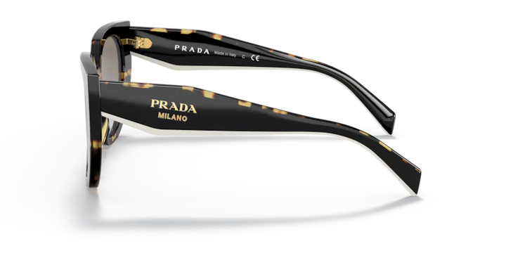 Prada PR14WS Gafas de sol extragrandes en negro carey