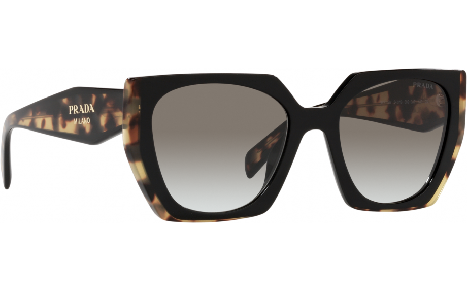 Prada PR15WS Oversized Sunglasses in Black Havana