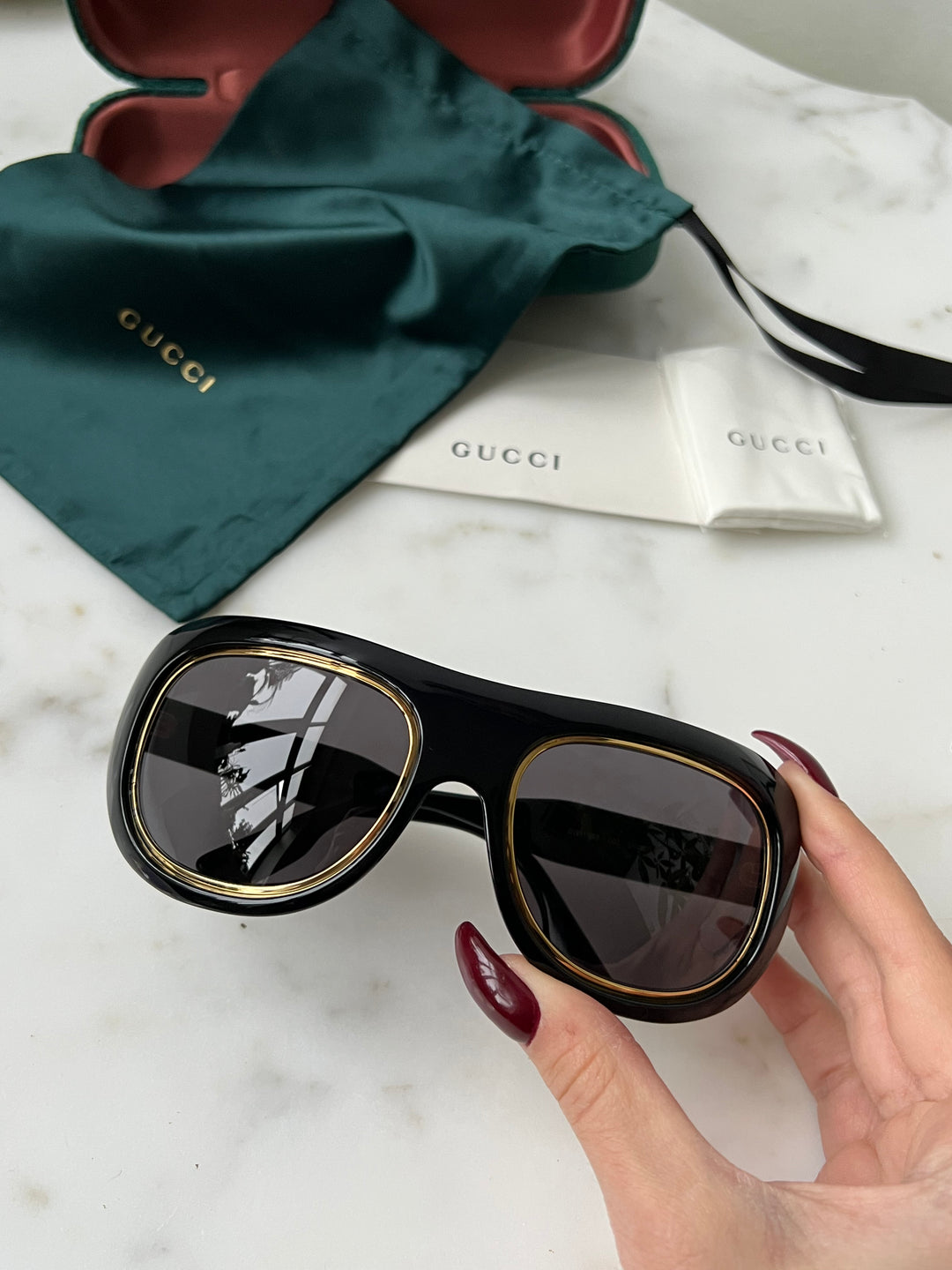 Gucci GG1108S Men Sunglasses - Black