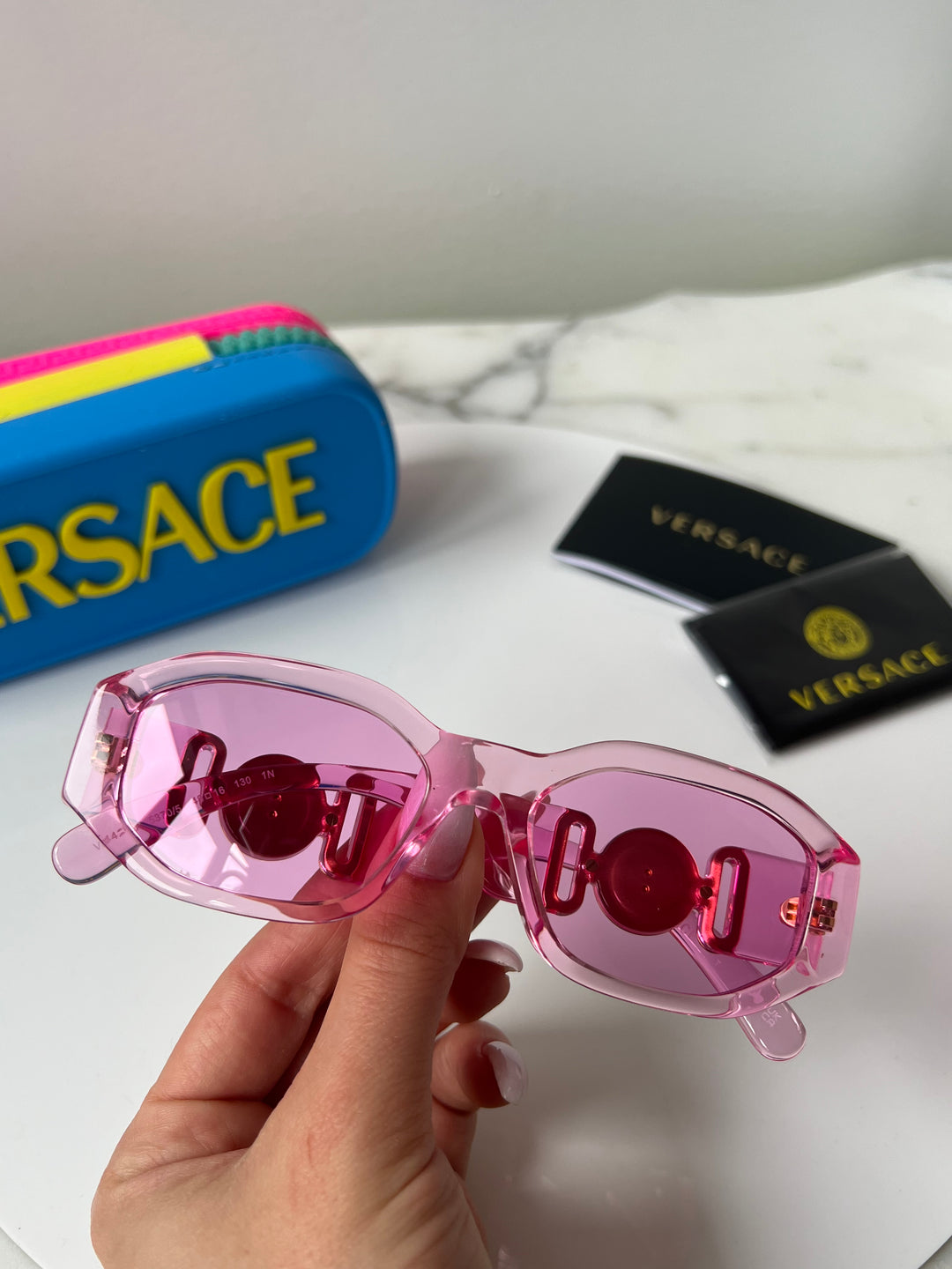 Versace Kids Gafas de sol Biggie en rosa VK4429U