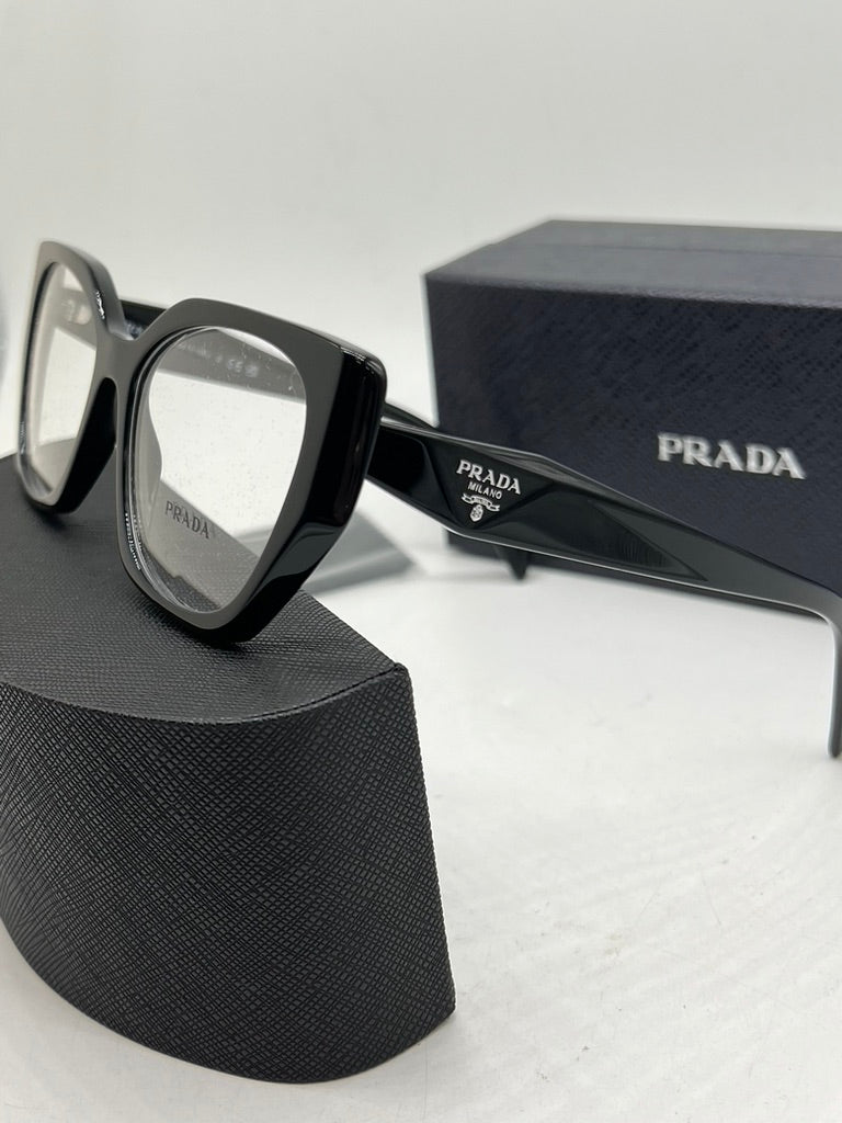 Prada PR18WV Cat Eye Oversized Frames in Black