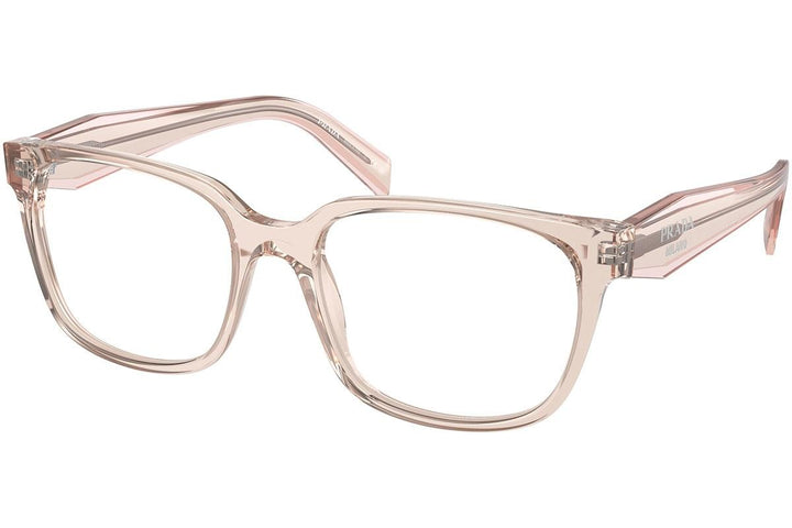 Prada PR17ZV Rectangular Frames in Clear Pink