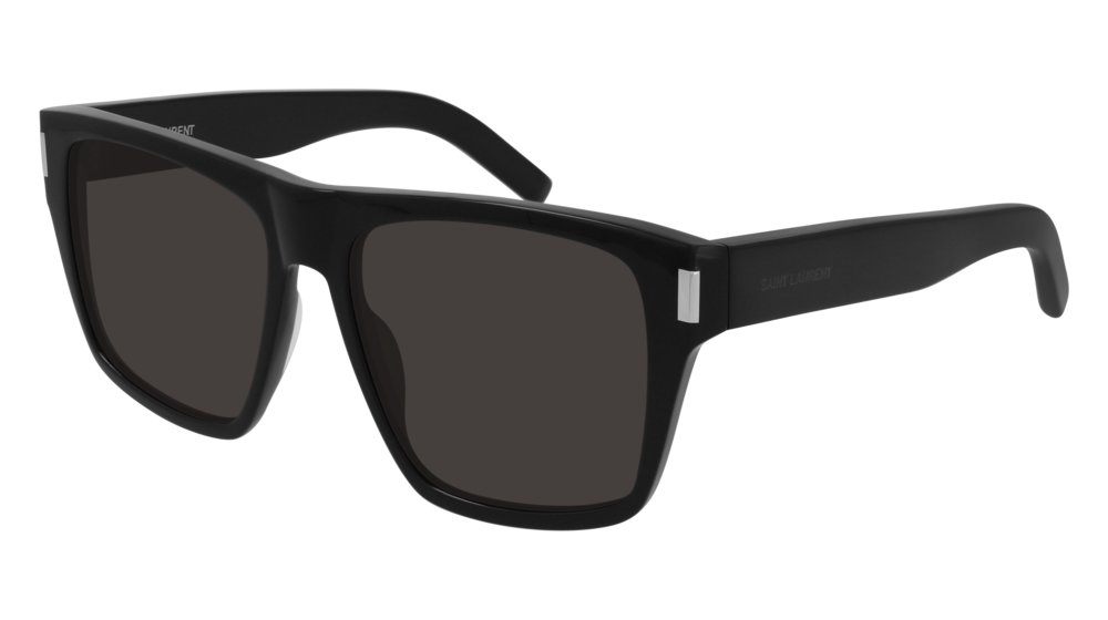 Saint Laurent SL424 Flat Top Sunglasses in Black