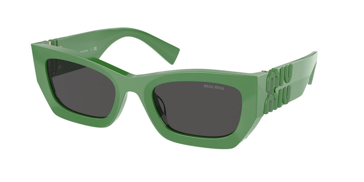 Miu Miu MU09WS Green Thick Cat Eye Sunglasses