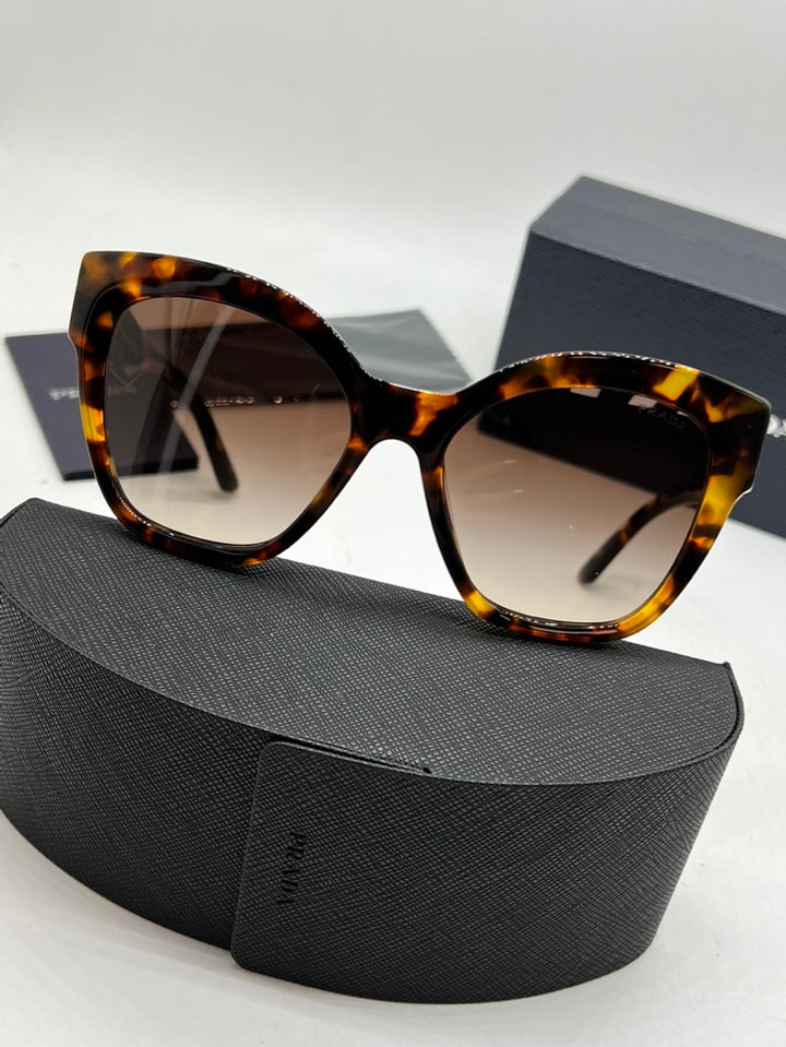 Prada PR17ZS Sunglasses in Honey Tortoise