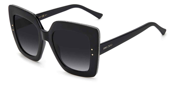 Jimmy Choo Auri Black Square Sunglasses