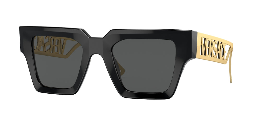 Versace VE4431 Gafas de sol cuadradas en oro negro