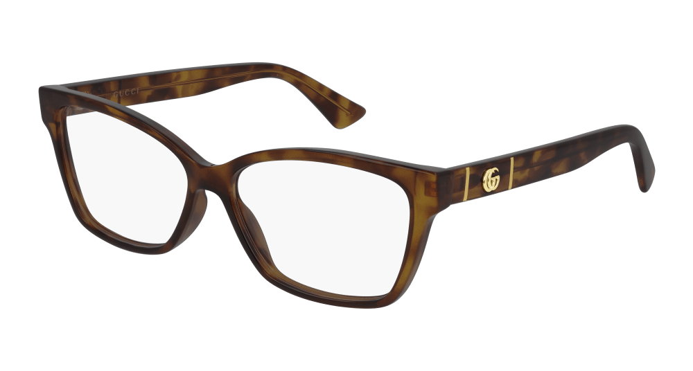 Monturas de ojos de gato Gucci GG0634O en marrón