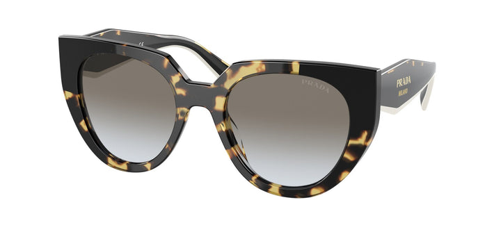 Prada PR14WS Gafas de sol extragrandes en negro carey