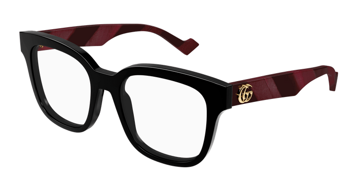 Gucci GG0958O Square Frames in Black Burgundy