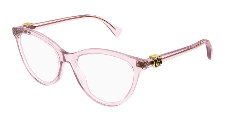 Gucci GG1179O Pink Transparent Eyeglasses Frames