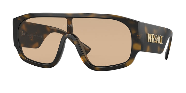 Versace VE4439 Mask Sunglasses in Brown