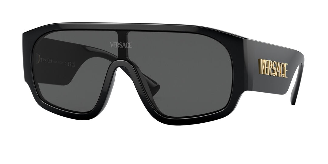 Versace VE4439 Mask Sunglasses in Black