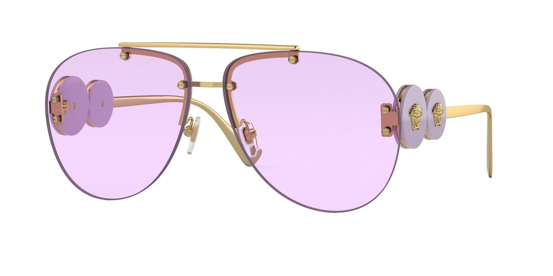 Versace VE2250 Aviator Sunglasses in Lilac