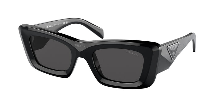 Prada PR13ZSF Gafas de sol estilo ojo de gato en negro 