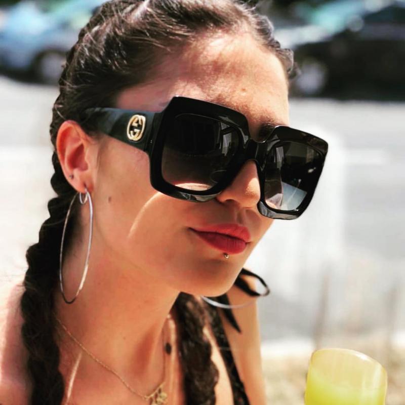 Gucci GG0053SN Women Sunglasses - Black