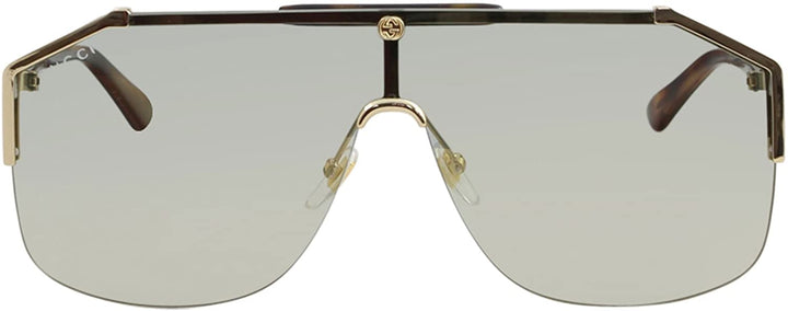 Gucci GG0291S Oversized Rimless Mirrored Sunglasses in Bronze