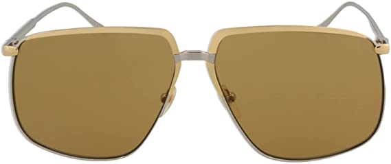 Gucci GG0365S Metal Gold Yellow Lens Square Sunglasses