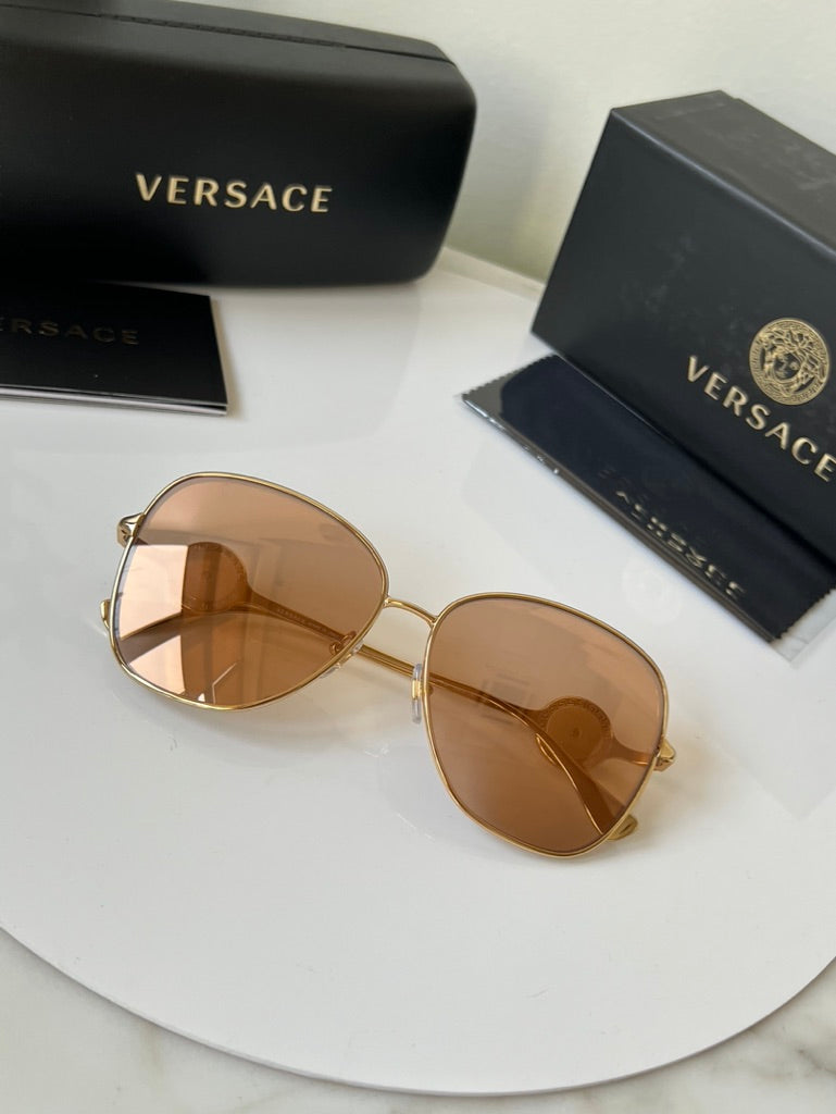 Versace VE2256 Sunglasses in Gold Orange