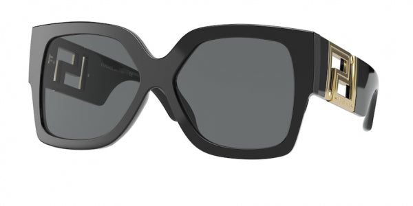 Versace VE4402 Black Square Oversized Sunglasses