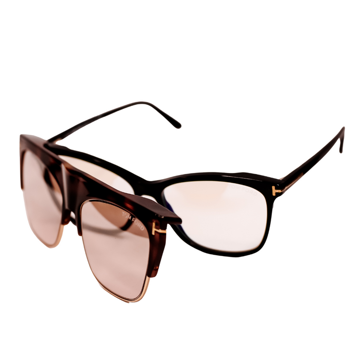 Tom Ford TF5690-B Clip On Sunglasses