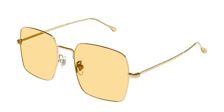 Gucci GG1184S Square Metal Sunglasses in Yellow Lens