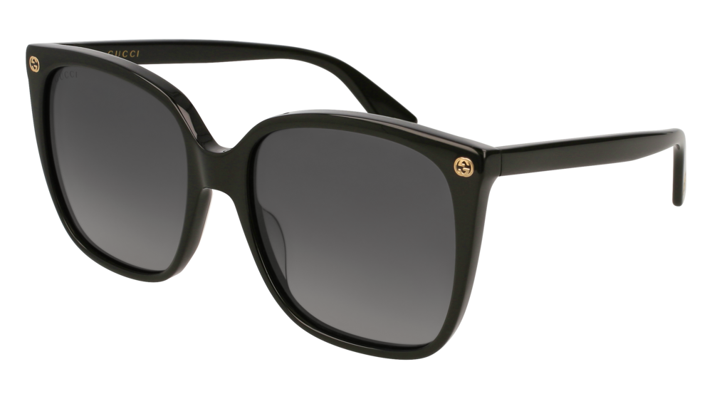 Gucci GG0022S Gafas de sol cuadradas negras 