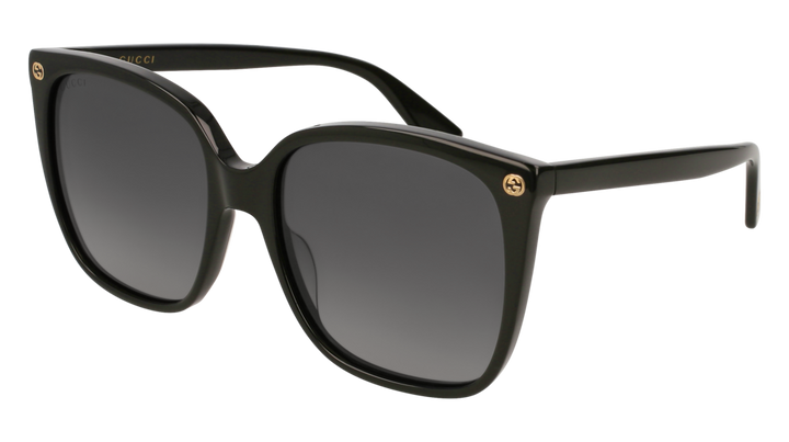 Gucci GG0022S Gafas de sol cuadradas negras 