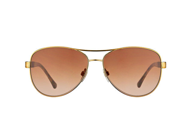 Burberry BE3080 Gafas de sol de aviador con logo a cuadros en la pierna