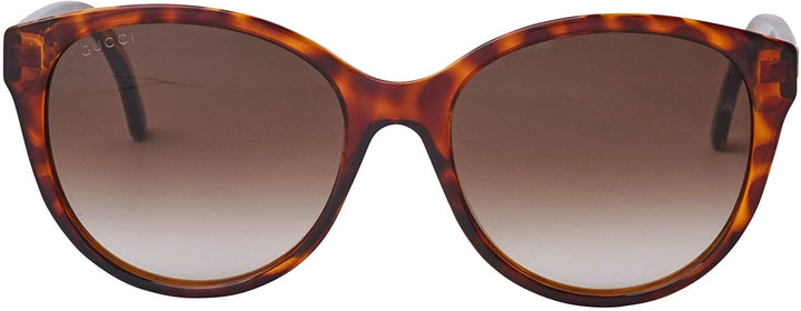 Gucci GG0631S Rounded Marmont Logo Sunglasses in Brown