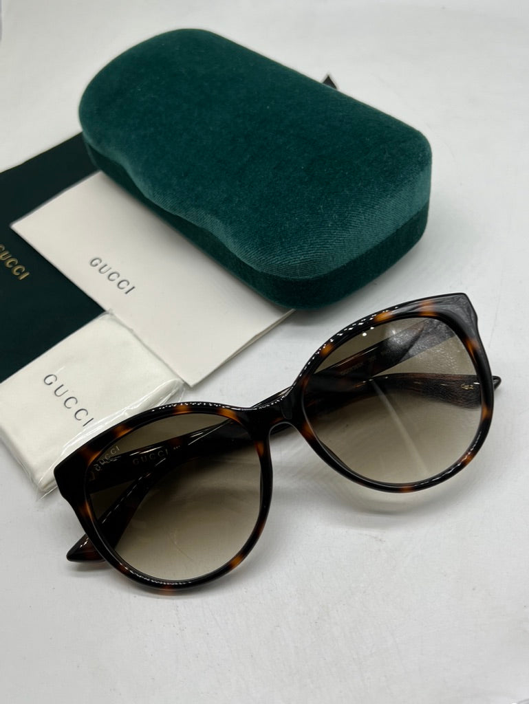 Gucci GG0636SK Marmont Sunglasses in Havana Brown