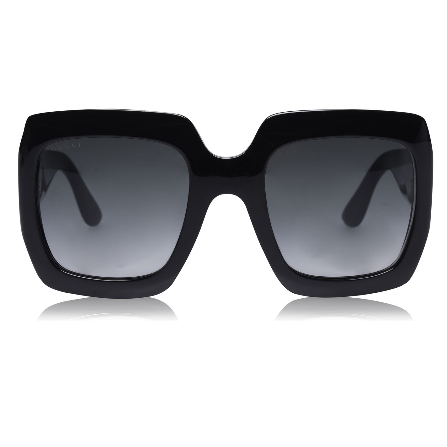 Gucci GG0053SN Oversized Square Sunglasses in Black Designer