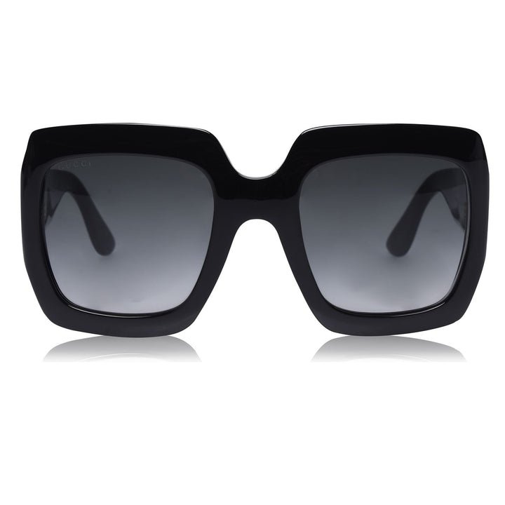 Gafas de sol cuadradas extragrandes en negro Gucci GG0053SN 
