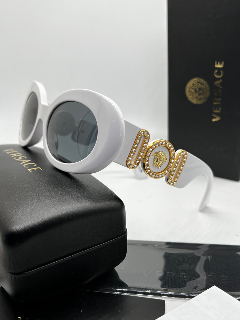 Versace VE4426BU Sunglasses in White Crystal