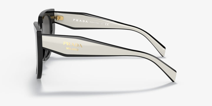 Prada PR14WS Oversized Sunglasses in Black White