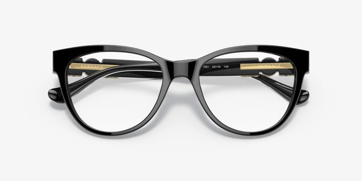 Versace VE3304 Black Cat Eye Frames
