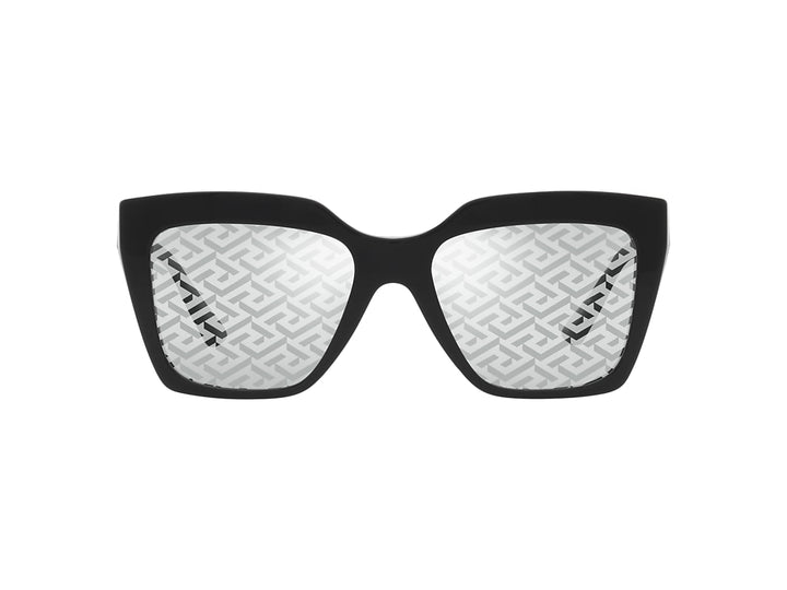 Versace VE4418 Black Silver Square Sunglasses