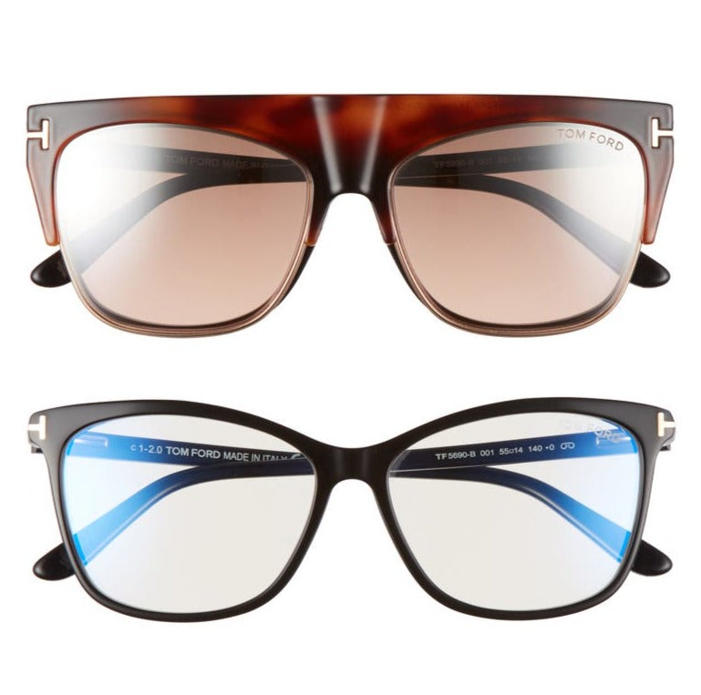 Tom Ford FT5690-B Clip On Sunglasses – Designer Daydream