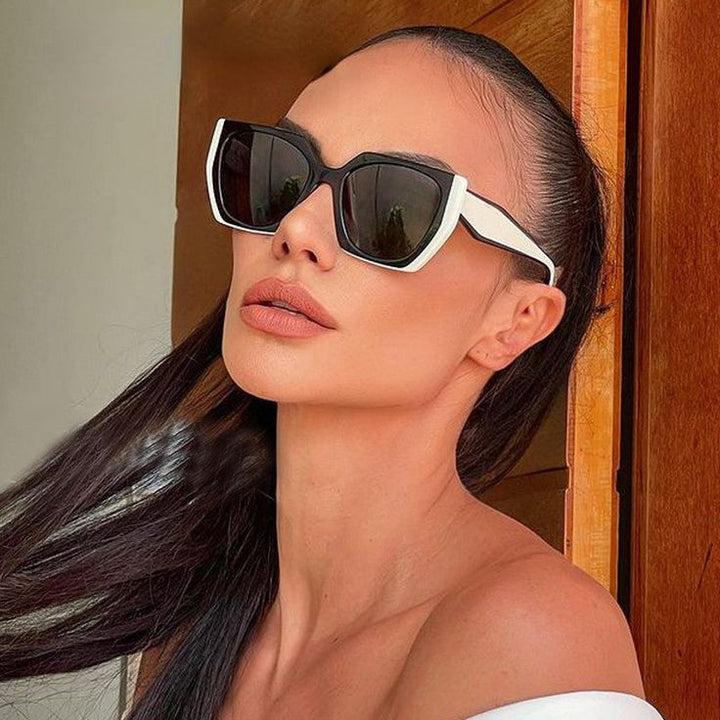 Prada PR15WS Oversized Sunglasses in Black White