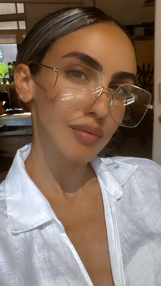 Jimmy Choo JC262 Gold Square Frames