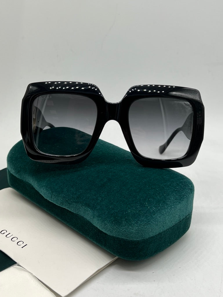Gucci GG1022S Oversized Black Square Sunglasses