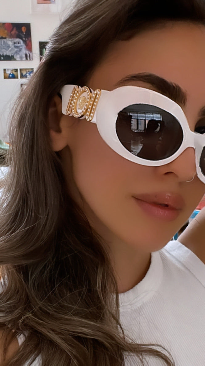 Versace VE4426BU Sunglasses in White Crystal