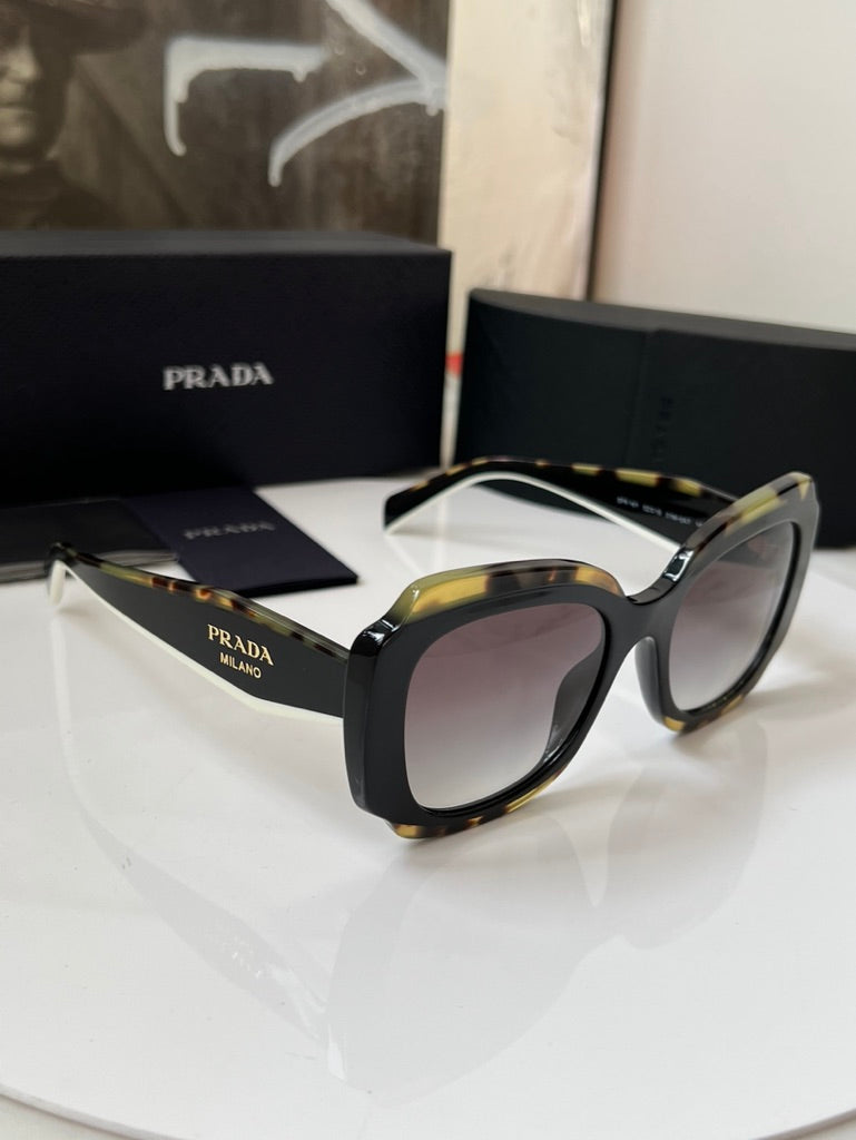 Prada PR16YS Sunglasses in Black Havana