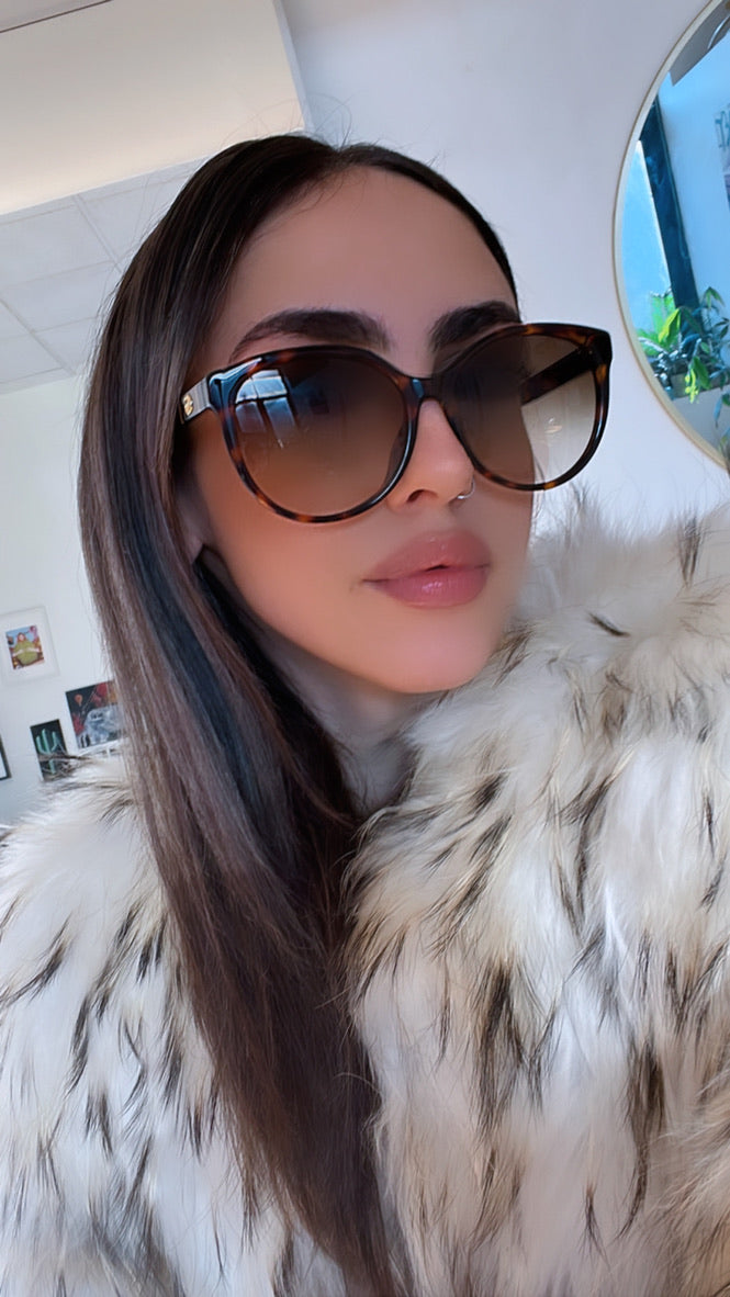 Gucci GG0636SK Marmont Sunglasses in Havana Brown