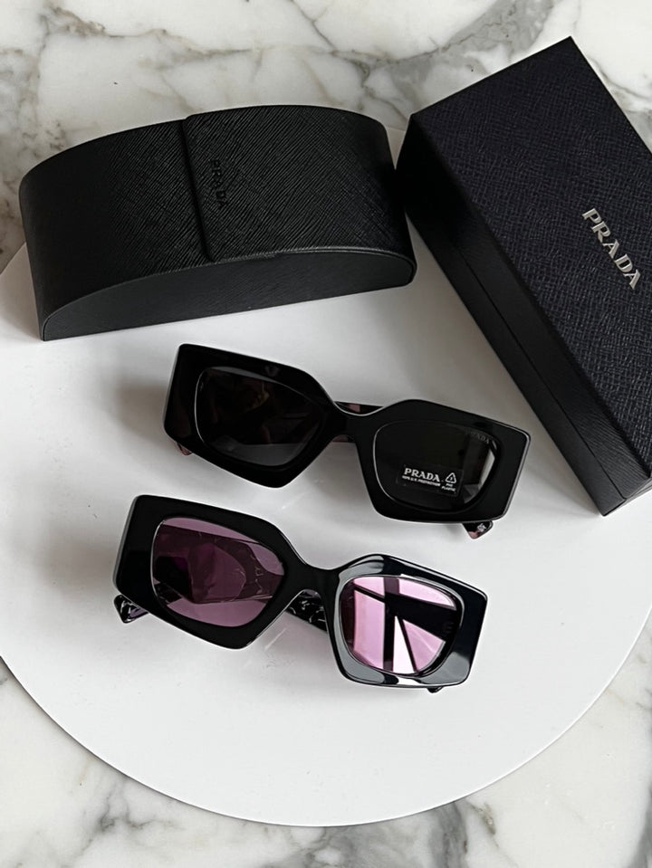 Prada PR15YS Sunglasses in Black Purple